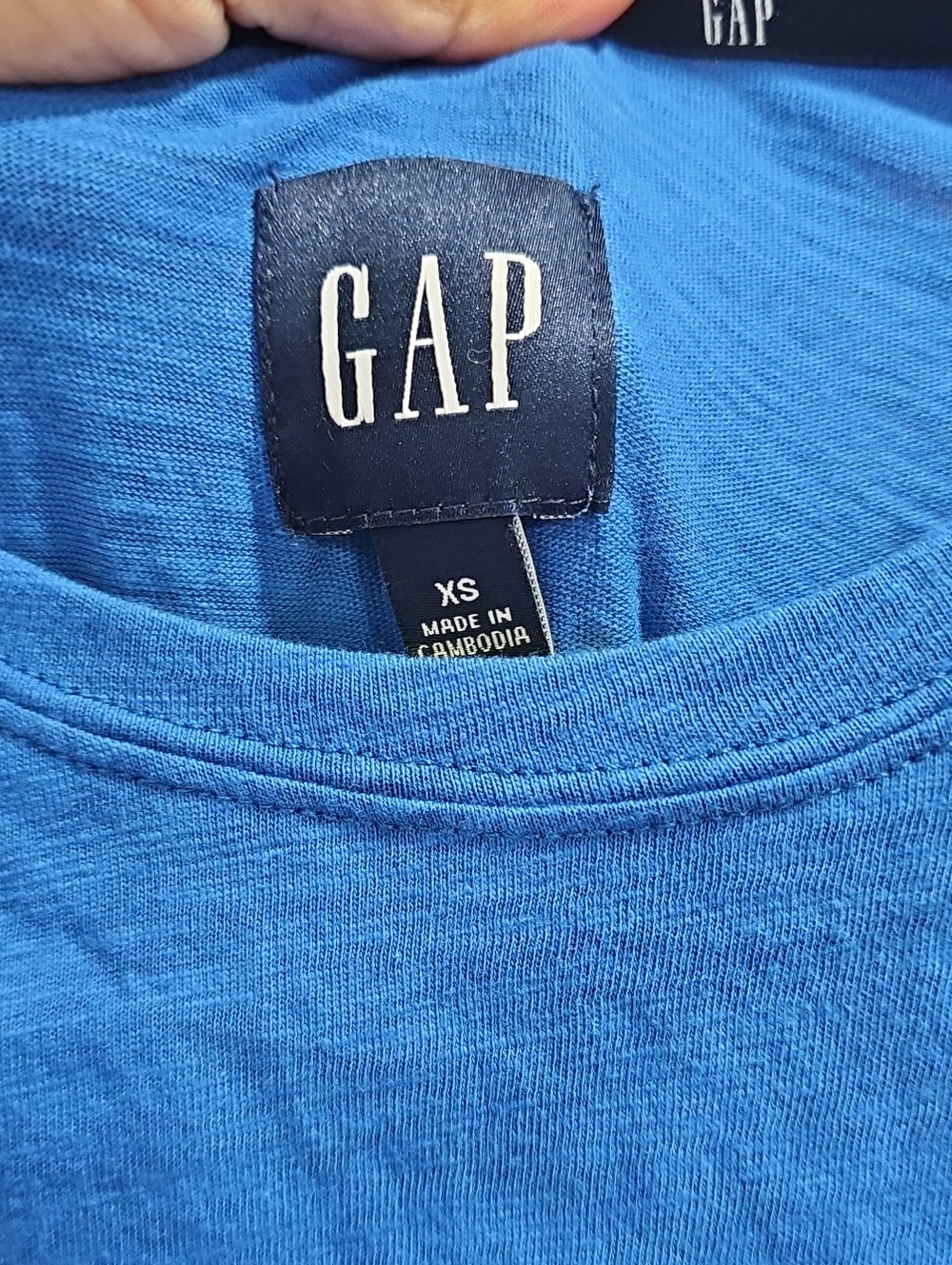 Gap Womens Blue Tiered Dress Size XS - Picture 2 of 8